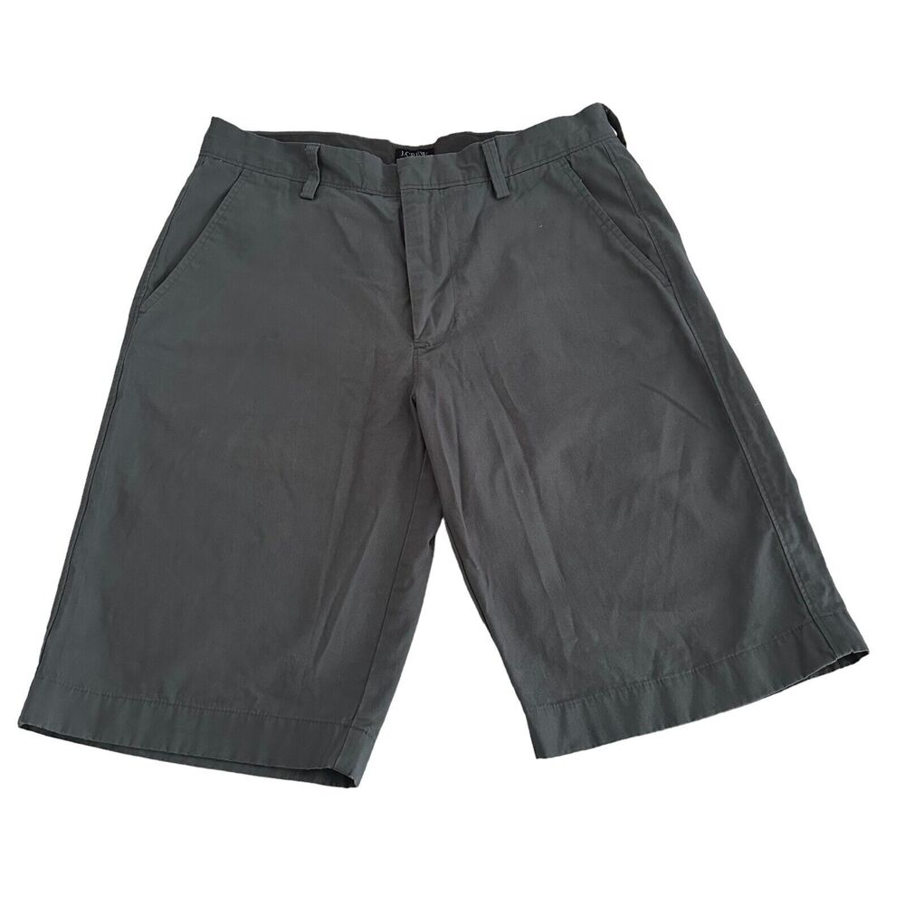 J. Crew Rivington Men's Chino Stretch Shorts Casual Preppy Golf Gray Size 30